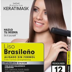 KERATIMASK HAIR BAZILIAN STRAIGHTENING TREATMENT KIT 