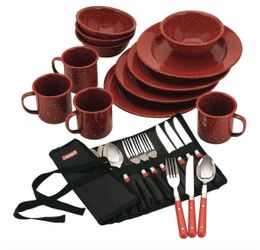 Coleman 24-Piece Dinnerware Set - NEW!