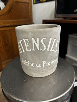 Cement Kitchen Itensil Holder 