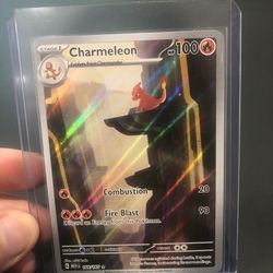 eng illustration rare charmeleon and AR or SSR japanese cards