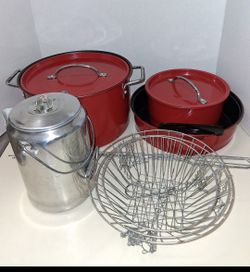 camping aluminum cookware set SEE ALL PICS ALL for $10 FIRM