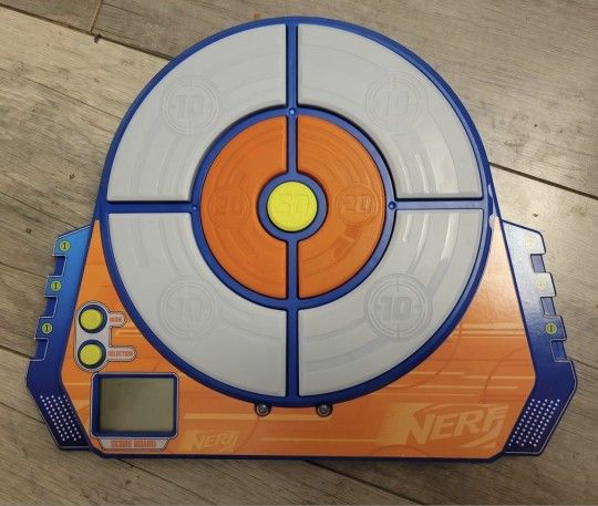 Nerf Elite Digital Dart Board Light-Up Target