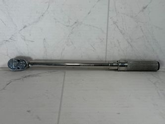 SNAP-ON 1/2" DRIVE ADJUSTABLE FIXED-RATCHET CLICK-TYPE TORQUE WRENCH - QD3R150  (53548-10)