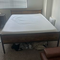 Nectar Memory Foam mattress and Wood Bedframe