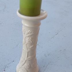 Glass With Decorations Beatuful Candle Holder $5