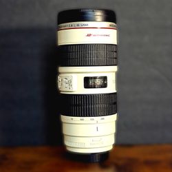 Ultrasonic Camera Lens Mug - Insulated Travel Cup for Coffee & Photography Fa