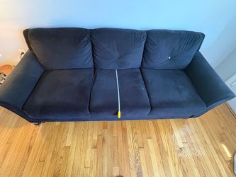 2-Piece Black Living Room Set (Sofa + Loveseat) – Clearout Deal