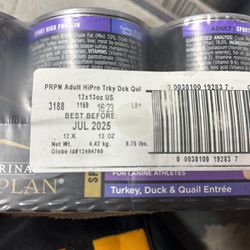 Purina Pro Plan Sport High Protein Turkey, Duck & Quail Entrée Wet Dog Food - (Pack of 12) 13 oz. Cans