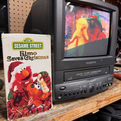 Broksonic 9” VHS Tv Combo