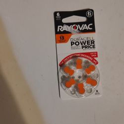 Rayovac Hearing Aid Battery 