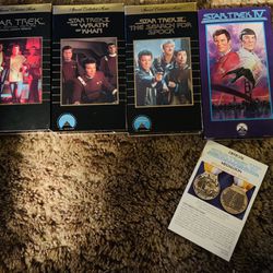 Vintage  Collection Set Vintage New Star Trek Movies . 