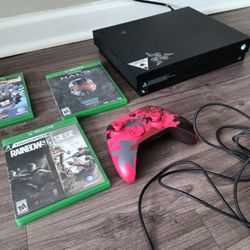 Xbox One  With Controller  And Games 