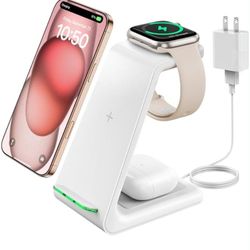 3 In 1 Wireless Charging Station 👀PLS READ DESCRIPTION BELOW ⤵️