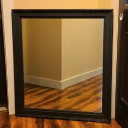 Vintage Solid Wood Framed Mirror