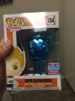 Funko pops Nycc Blue Chrome Vegeta