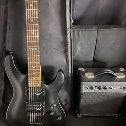 Like New Not A Scratch / DingC1 Sgr Satin Black/ Matte Black Finish Guitar W/ Nicely Padded Hard case $250 Obo . Or  $ 300 Obo With Fender Sp 10 Amp .