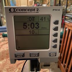 Concept 2 Rower Model E PM4 Monitor Barely Used!