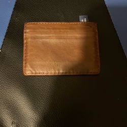 Genuine Leather Card Wallet Brand New Door Pickup Only 