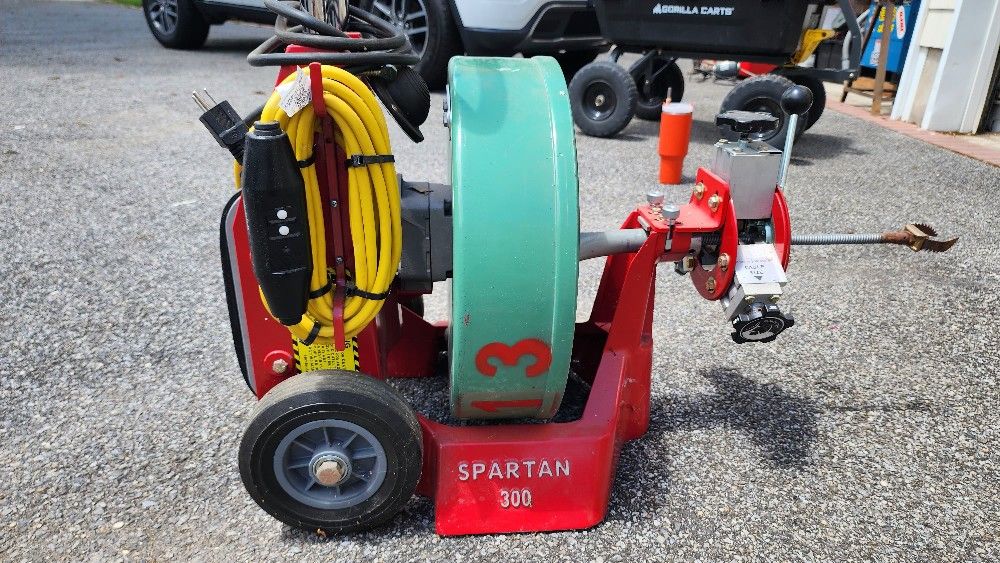SPARTAN MODEL 300 DRAIN CLEANING MACHINE