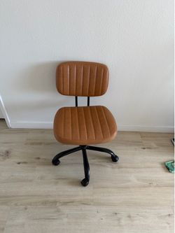 Faux Leather Desk Chair