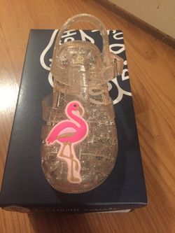 Cute kids sandals scented apple 🍏:) size 8T new