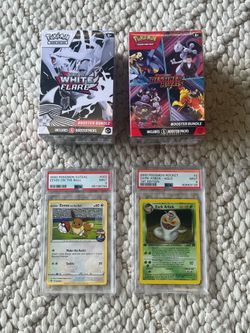 Pokemon lot, 2 bundles & 2 slabs
