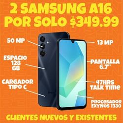 Buy 2 SAMSUNG A16 for $349.99 - Great Deal!