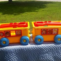 Fisher Price Little People School Bus Pull Wagon