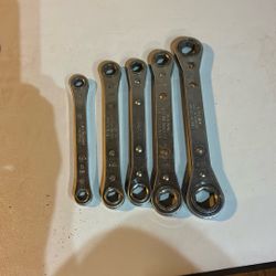 Snapon Metric 6 Point Ratcheting Wrenches 