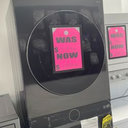New Scratch And Dent LG ThinQ Washer And Ventless Dryer Stackable. 1 Year Manufacturing Warranty 