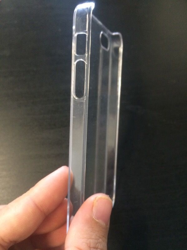 iphone 4 5 6 plus case for DIY plastic clear