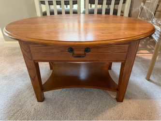 Solid wood coffee table
