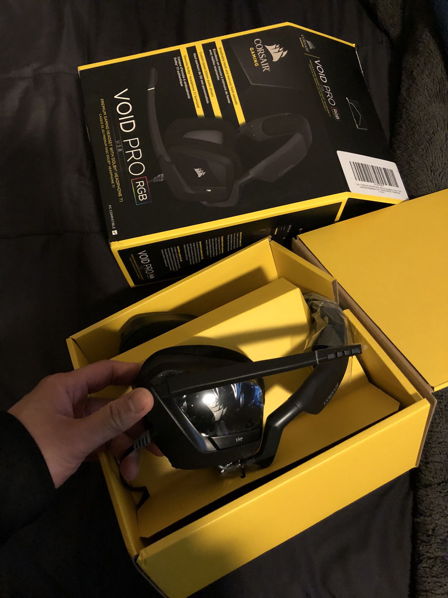 Corsair Void Pro RGB gaming headset (black)