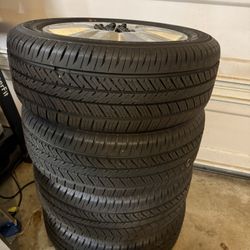 BRAND NEW - Yokohama All Season 215/55R16 Tires w/ Subaru 5x100 Wheels