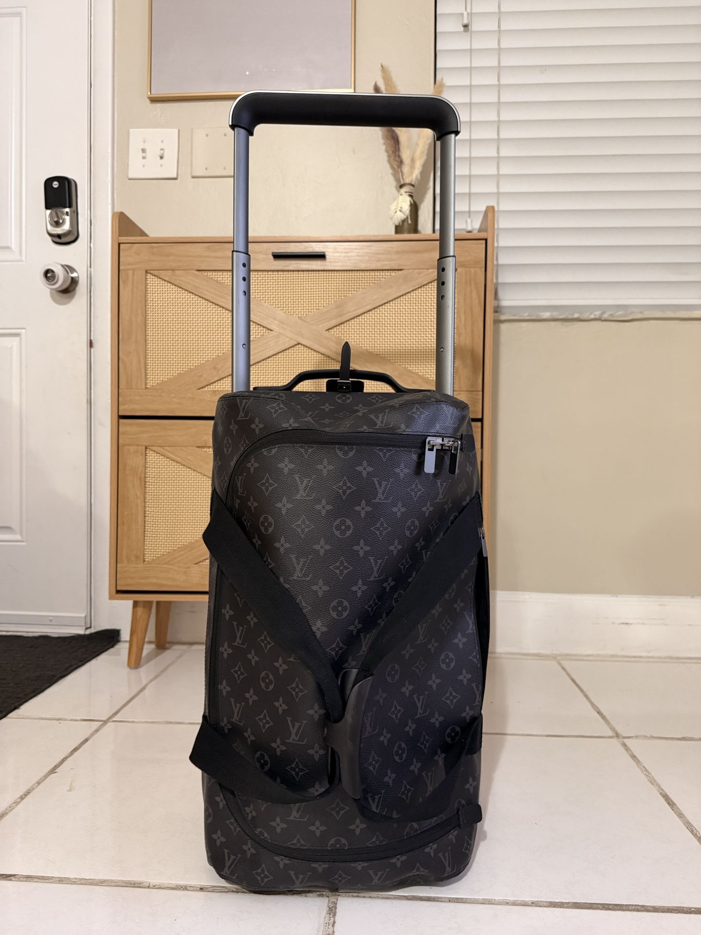 Louis Vuitton 55 Damier Grey 55 Soft Rolling Bag Luggage Backpack Suitcase