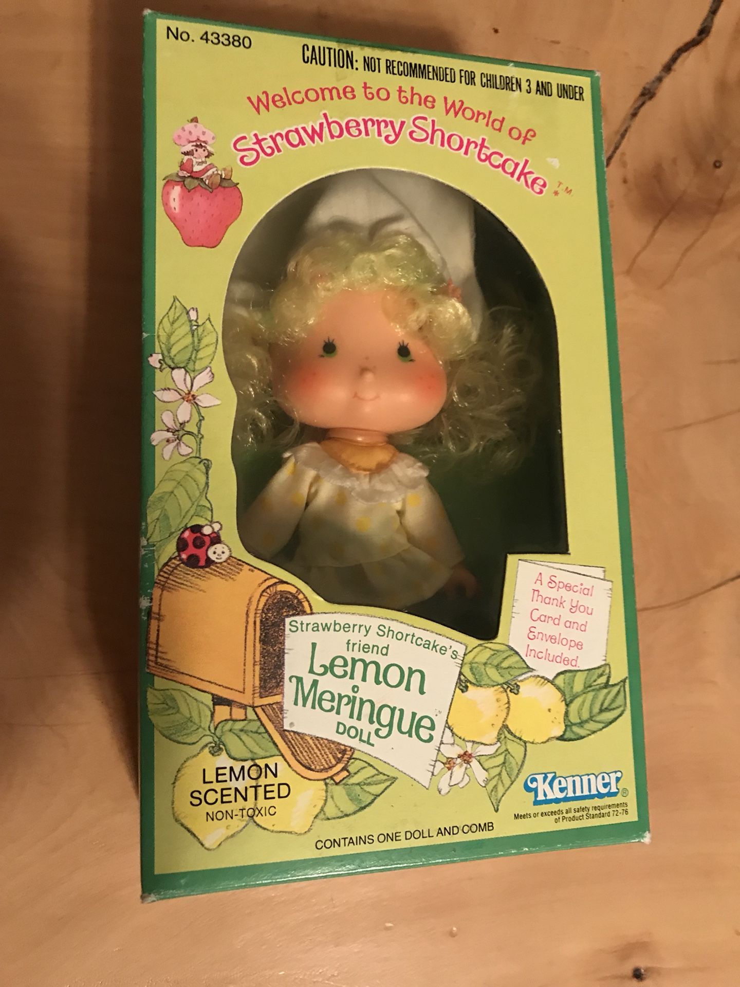 1980 First Edition Kenner Strawberry Shortcake Lemon Meringue Doll