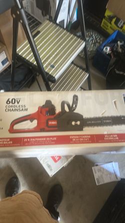 Toro cordless chainsaw new