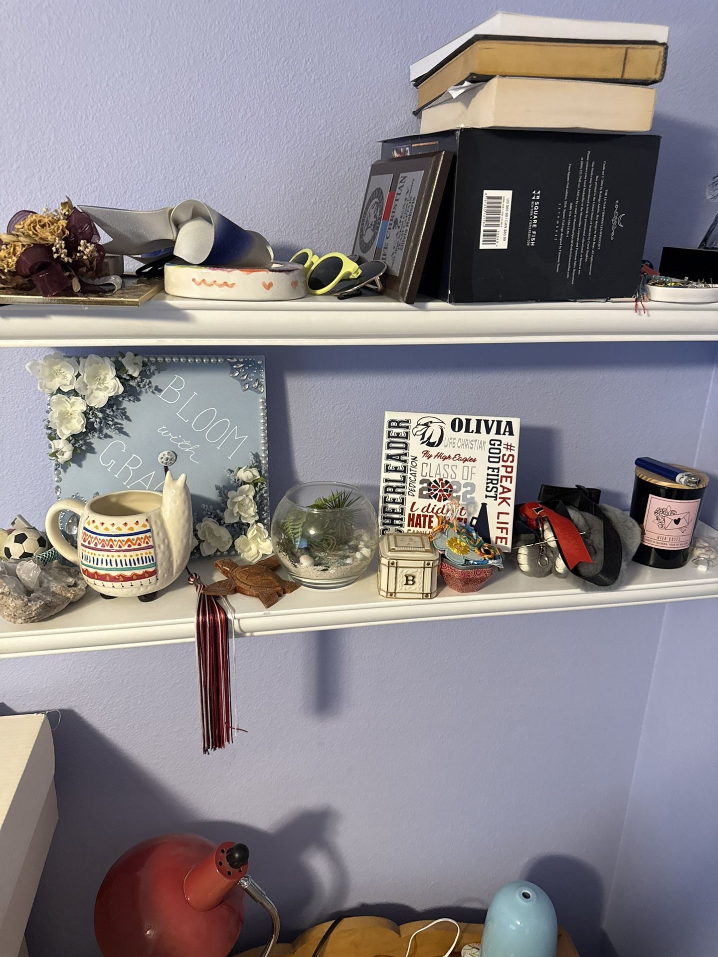 Floating Wood Shelves