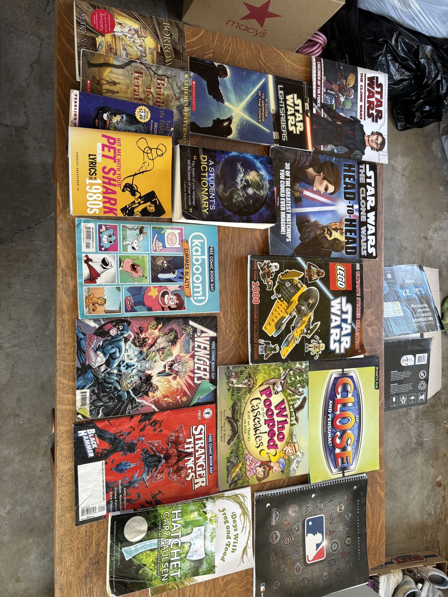 Kids Books And Comics Including Stranger Things And Star Wars