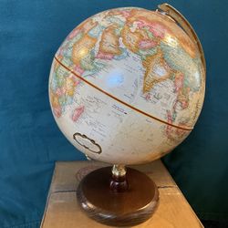 World Globe - 9” Diameter, 13” Tall