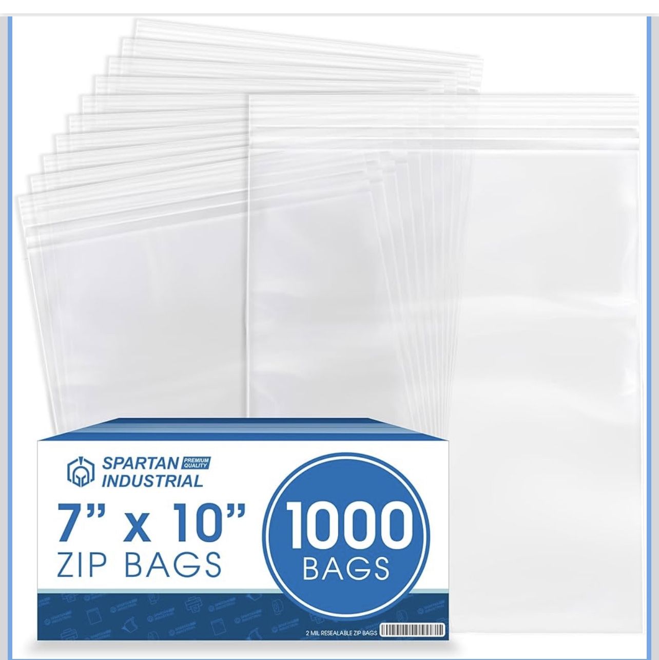  Clear Plastic Polyethylene Bags 