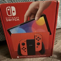 Nintendo Switch OLED, Red Mario version, Excellent Condition 