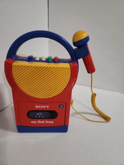 Vintage SONY TCM-4500 My First Sony  Cassette Player Y2K With Mic Not Tested