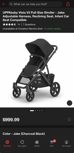 UPPAbaby Vista V3 Full size stroller