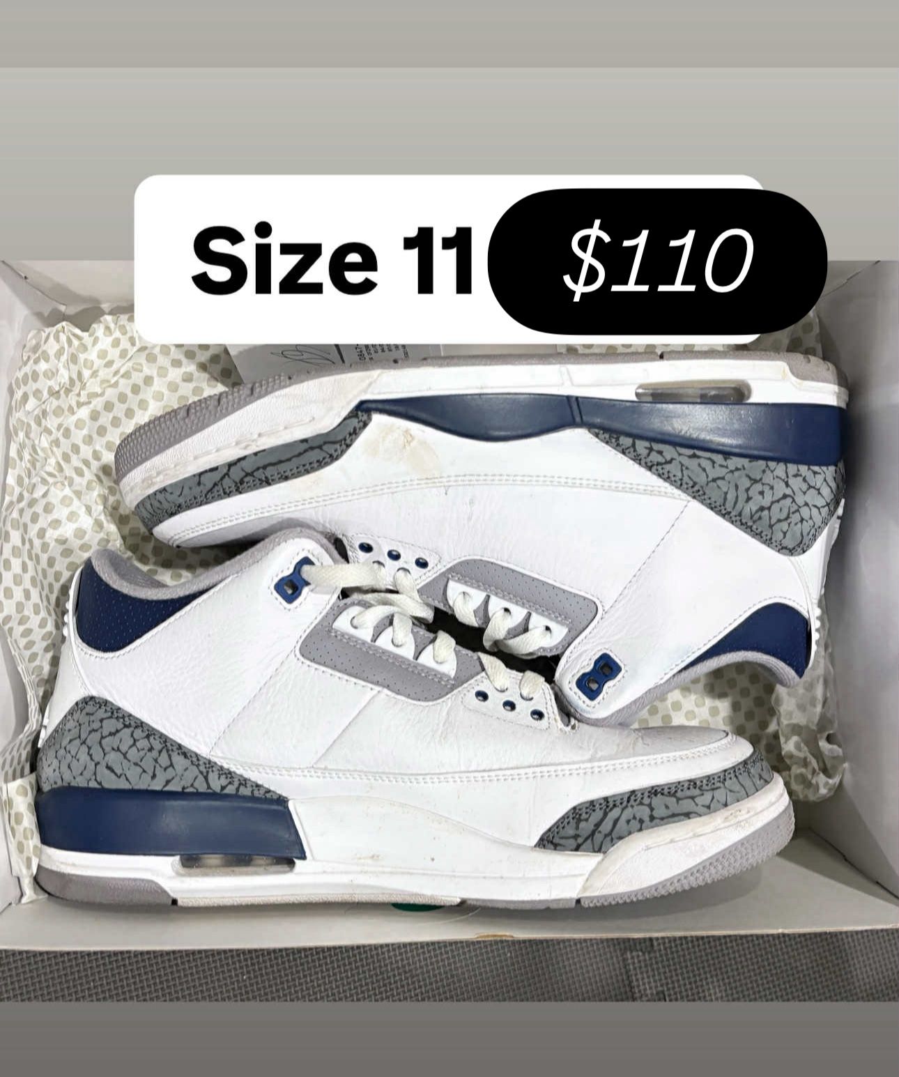 Jordan Retro 3s Size 11