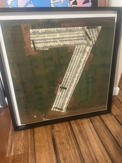 Fabulous Lucky Seven Framed Art Print