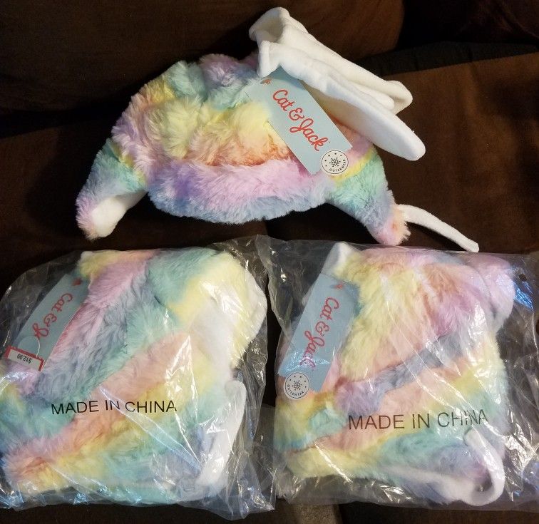 CAT &JACK GIRLS HAT AND MITTEN SETS