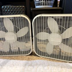 Great Condition- 2 Strong Box Fans!