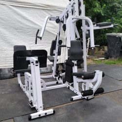 Body Solid Gym 210lbs w Leg Press & Ab Leg Lift - Deliver & install