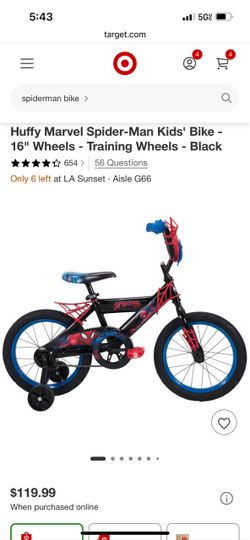 Huffy Spiderman Bike